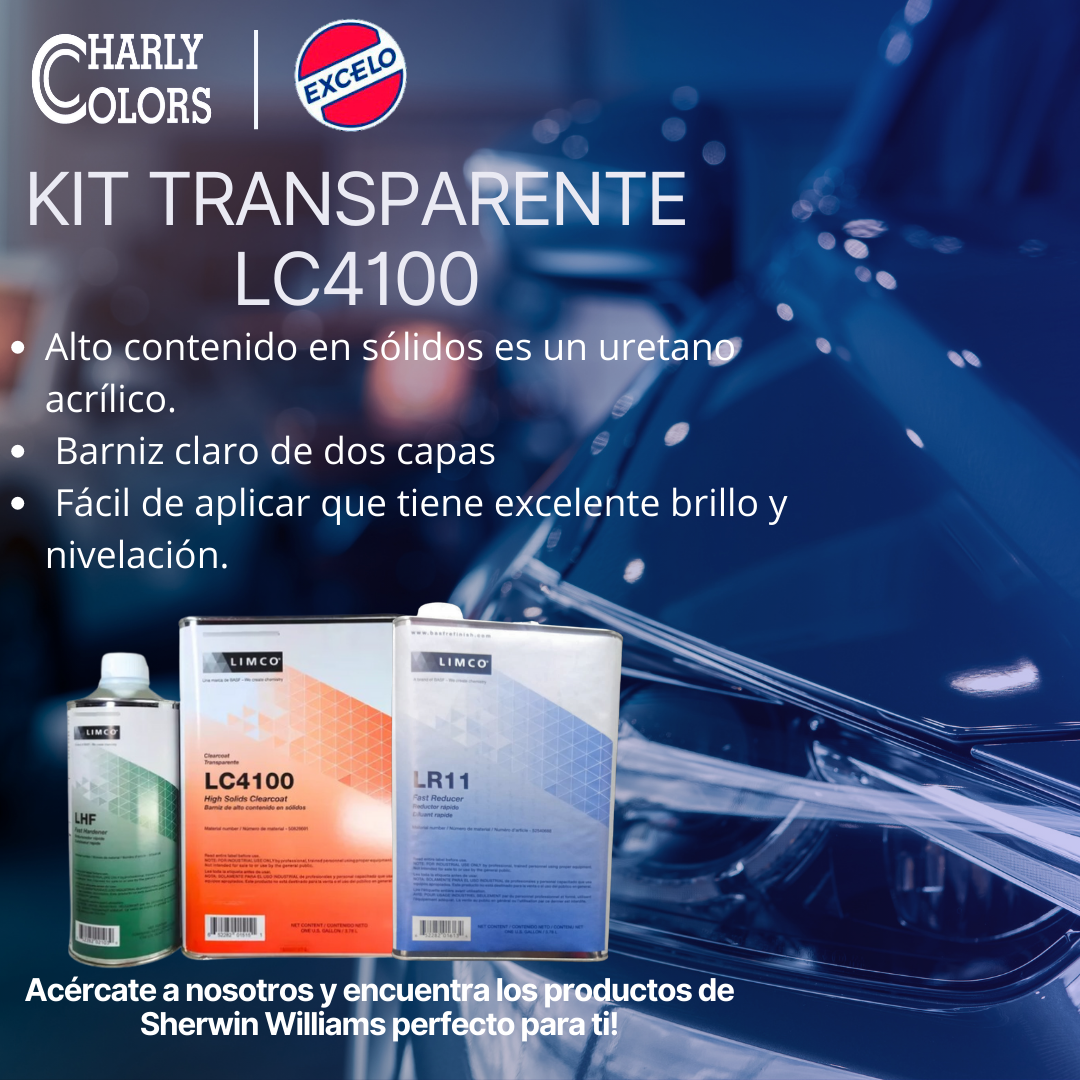 Kit Transparente LC4100 Limco Basf